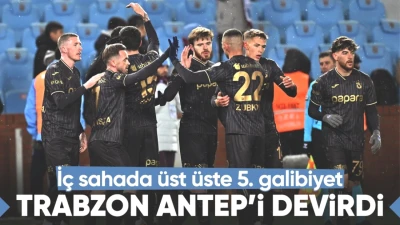 "Trabzonspor, Gaziantep FK'yi Mağlup Ederek Evinde 5. Galibiyetini Elde Etti!"